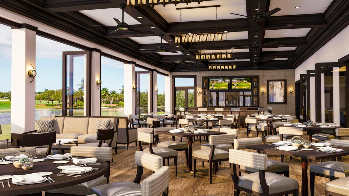 Bear Lakes Country Club – Grill Room - Rendering