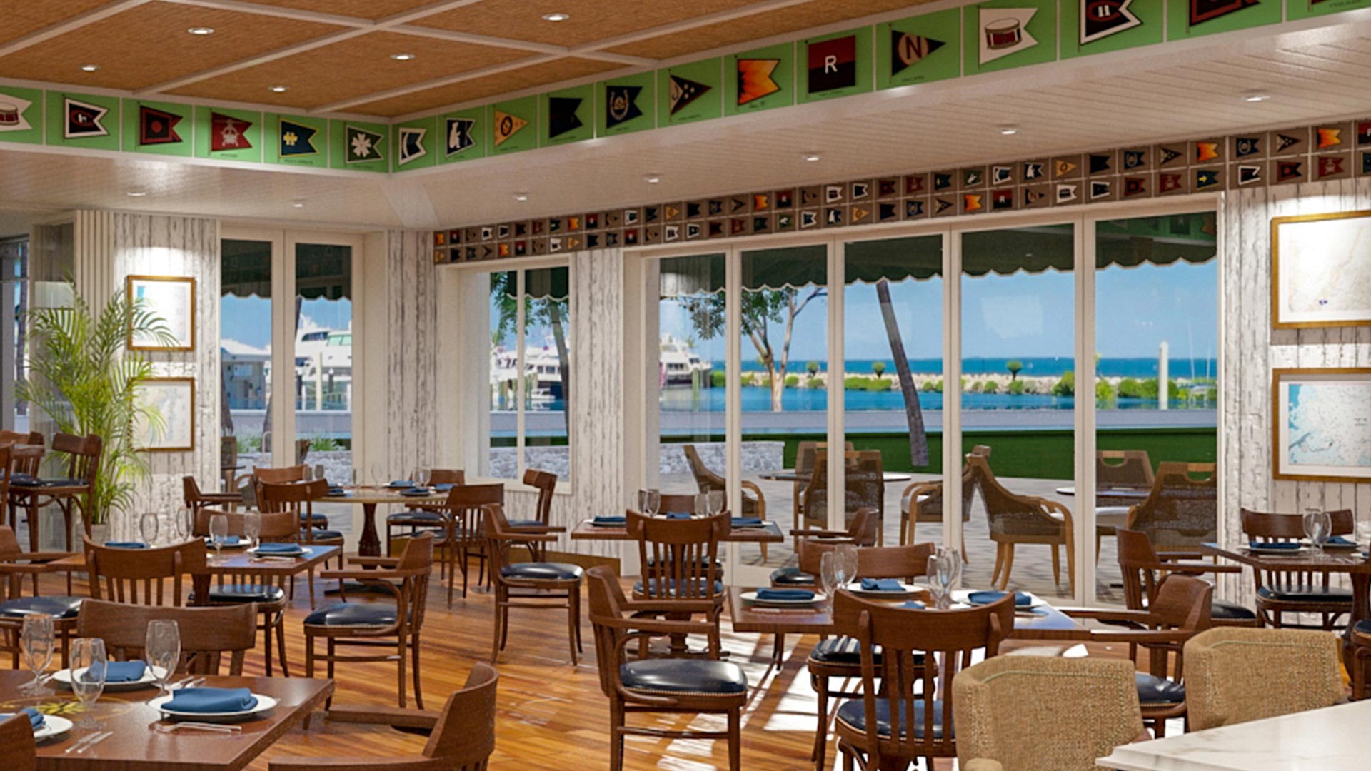 Key Largo Anglers Club – Grille - Rendering