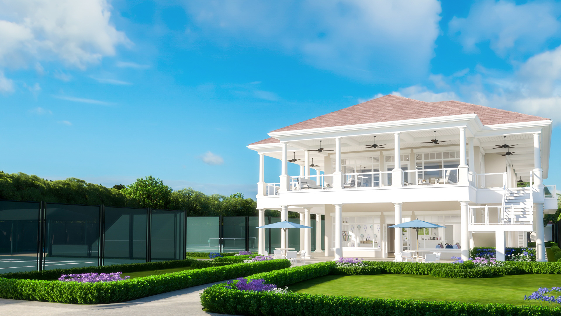 The Club at Quail Ridge – Racquet Sports Center - Pavillion - before