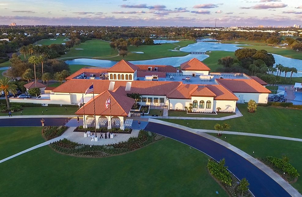 Bear Lakes Country Club Clubhouse aerial